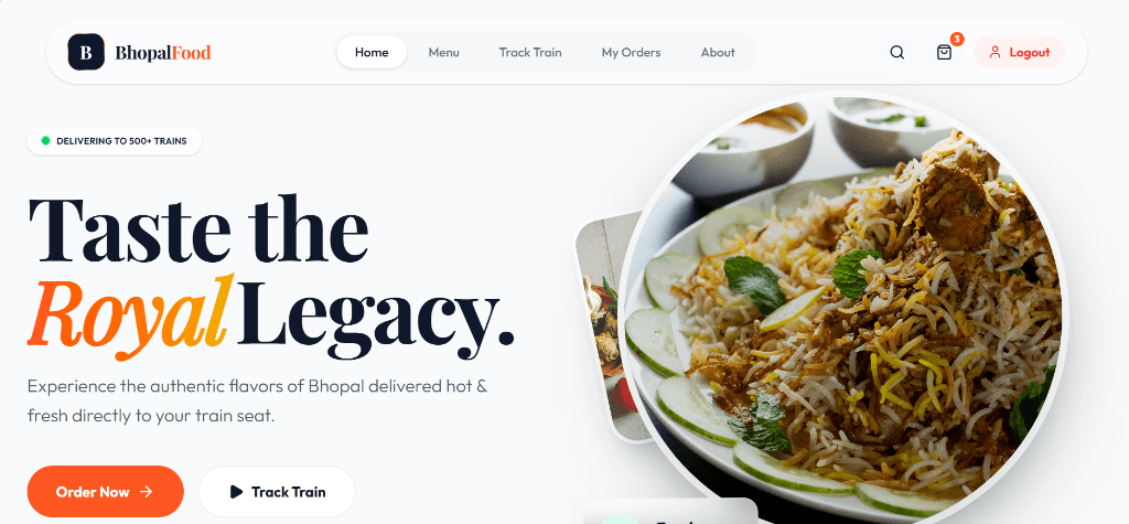 Bhopal Food Choice App